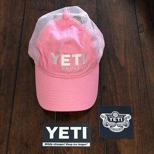 Yeti Trucker Hat & Stickers